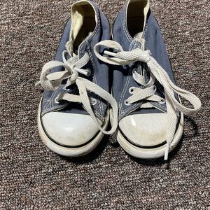 Converse Navy and White Kids Sneakers